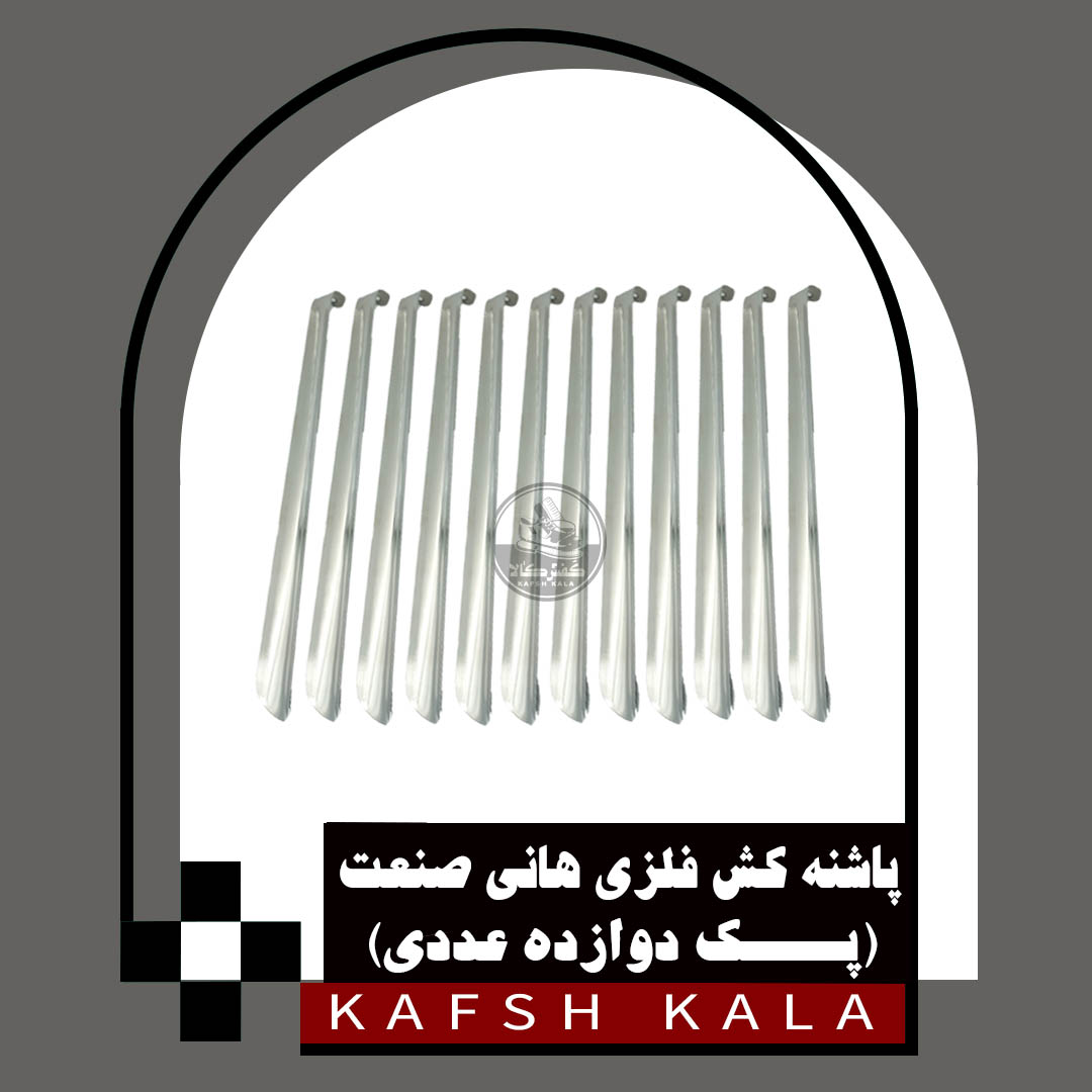 پاشنه کش فلزی هانی صنعت (پک دوازده عددی)